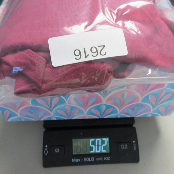 Quince Women's French Terry Modal Wide Leg Pants Smocked Waist Rose Medium 502 - Picture 13 of 13